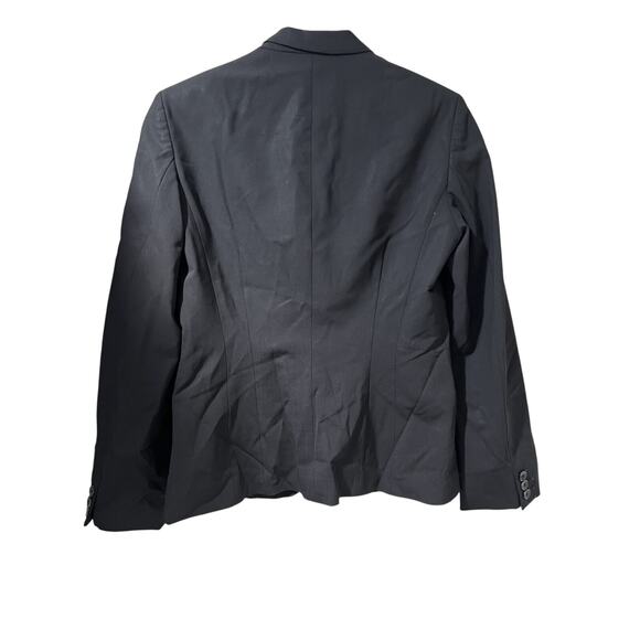 BOSS Hugo Boss black stretch wool all season blazer suit jacket size 2 A001596 - Picture 2 of 9